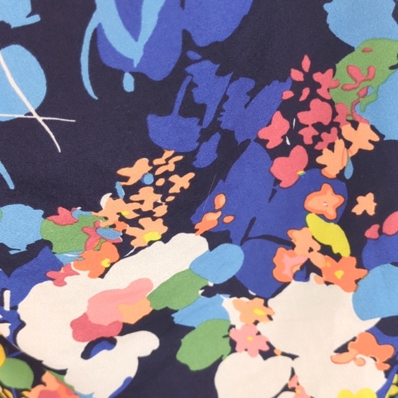 Banana Republic Off Shoulder Colorful Floral Blouse - Picture 6 of 10